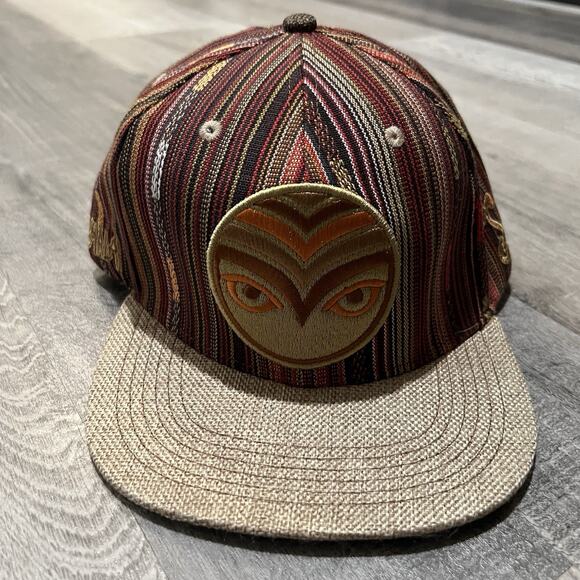 Grassroots Shambhala Festival Hat SAMPLE Lmtd Edition SAMPLE Serape Owl Cap RARE - Picture 1 of 7